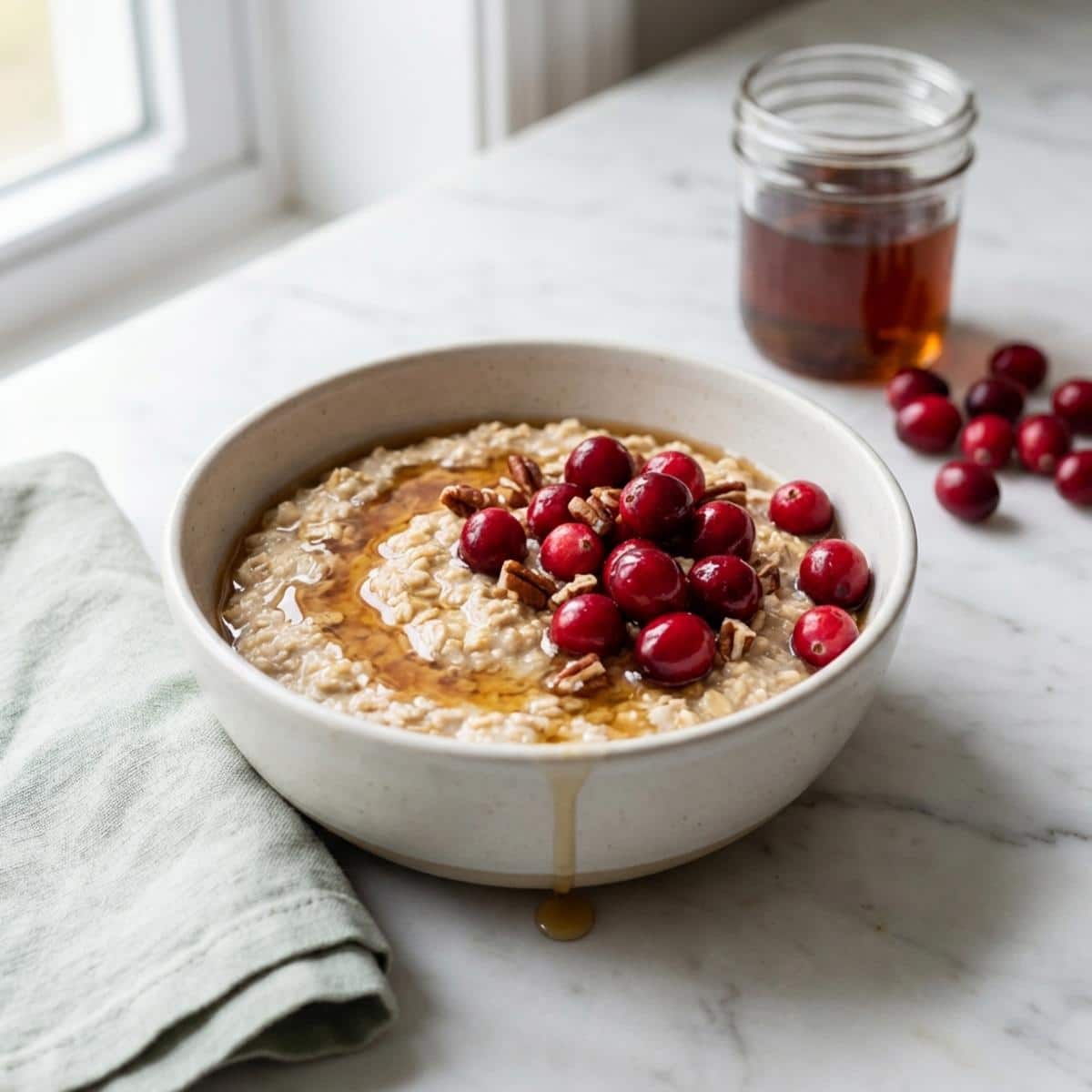 Delicious Gruau frigo – Canneberge érable for Busy Mornings