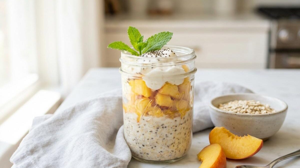 Refresh Your Mornings with Gruau Frigo Pêche & Crème Bio