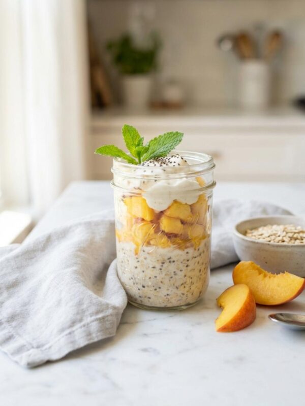 Refresh Your Mornings with Gruau Frigo Pêche & Crème Bio