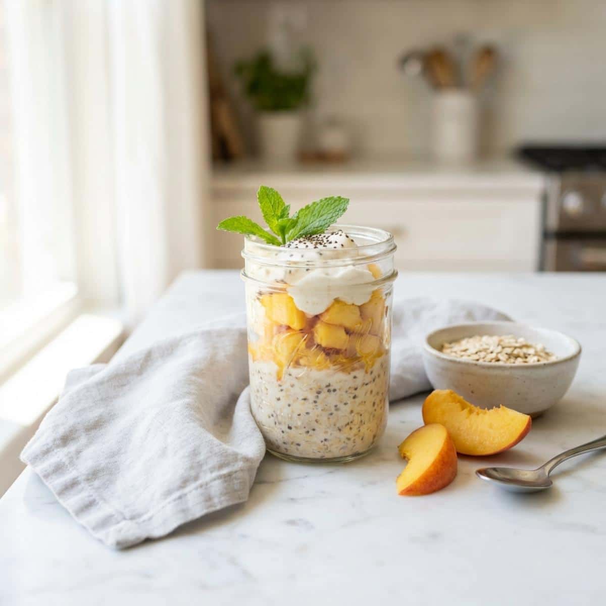 Refresh Your Mornings with Gruau Frigo Pêche & Crème Bio