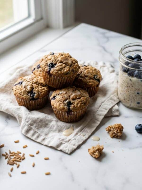Best Kamut Blueberry Muffins Overnight Oats Recipe