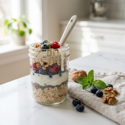 Easy GLP-1 Friendly Overnight Oats for Busy Mornings