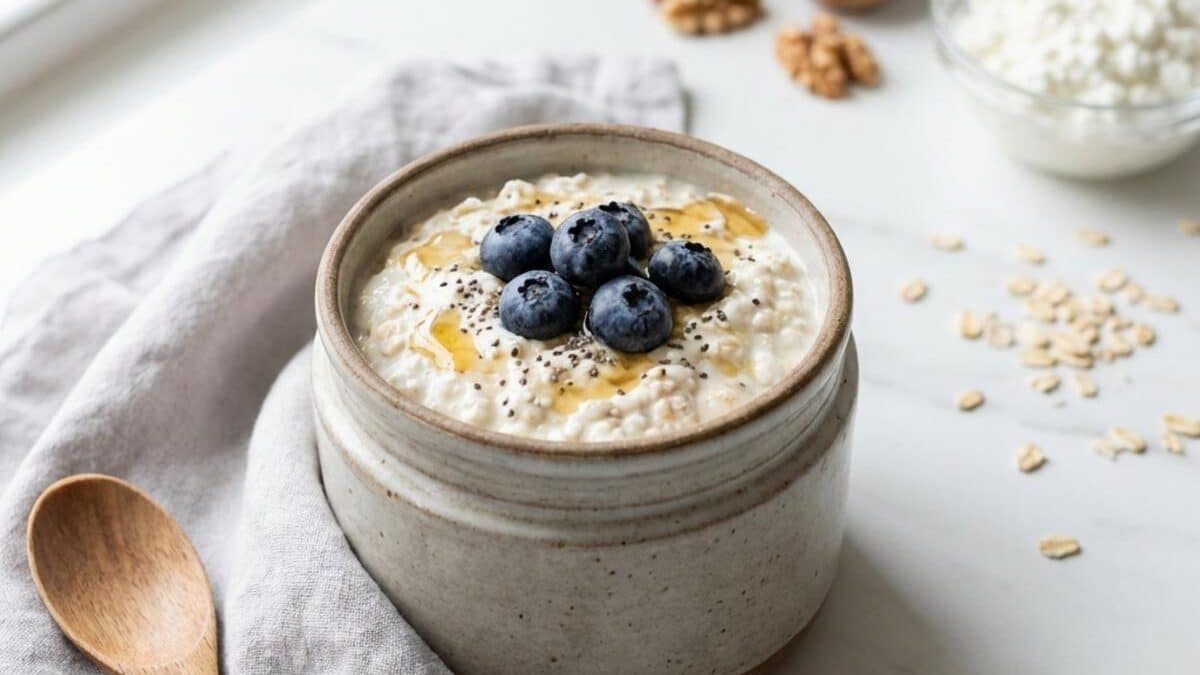 Creamy Cottage Cheese Overnight Oats to Boost Your Mornings