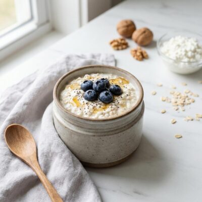 Creamy Cottage Cheese Overnight Oats to Boost Your Mornings
