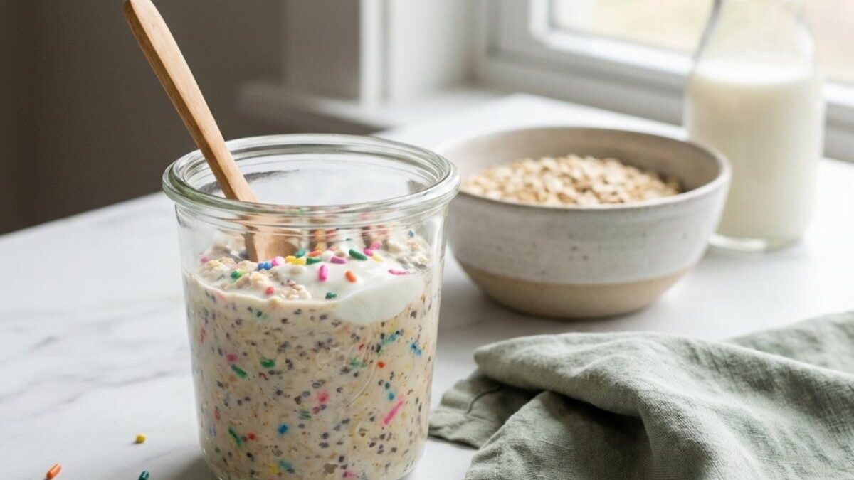 Funfetti Overnight Oats: Brighten Your Busy Mornings