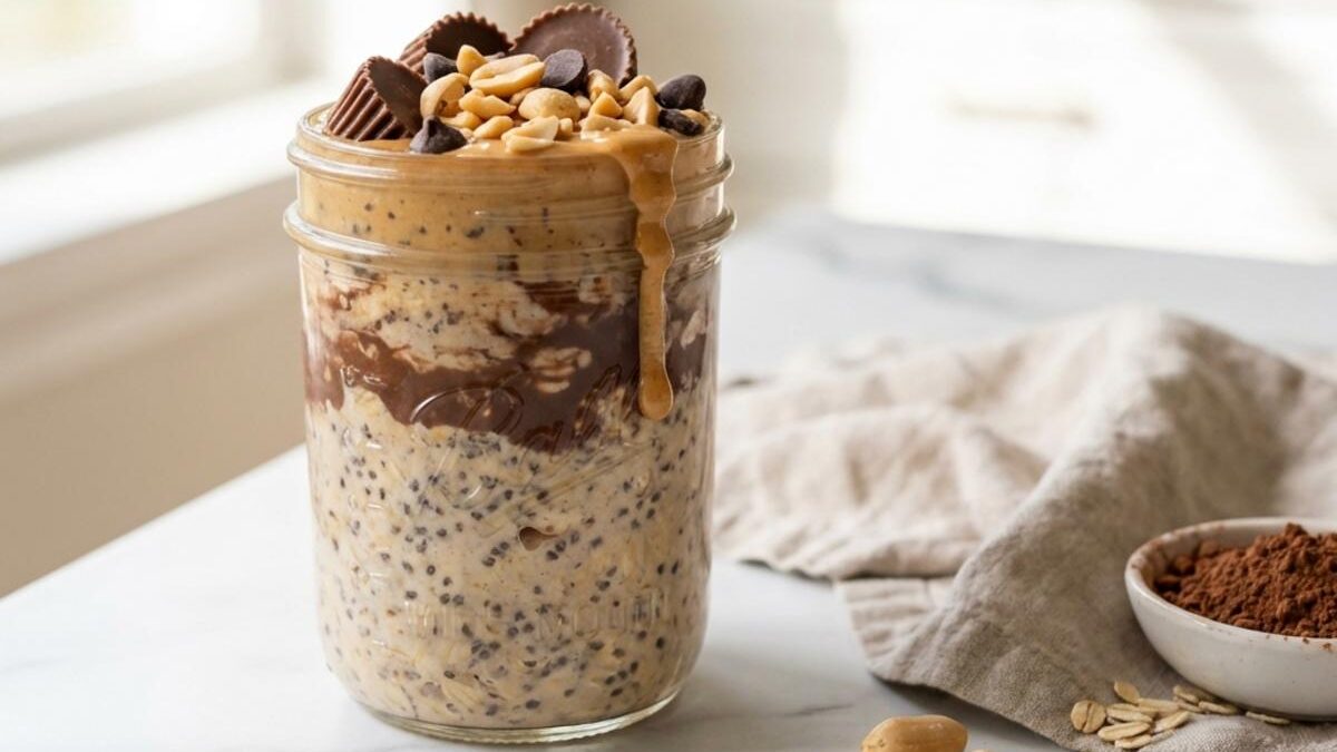Irresistible Reese’s Overnight Oats Recipe for Busy Mornings