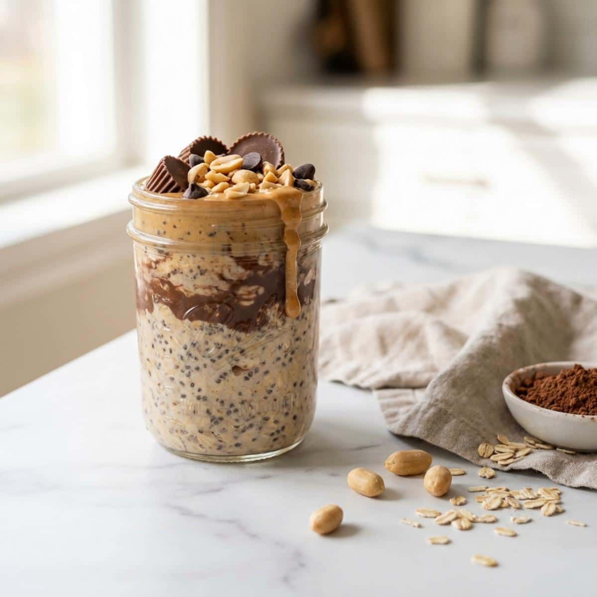 Irresistible Reese’s Overnight Oats Recipe for Busy Mornings
