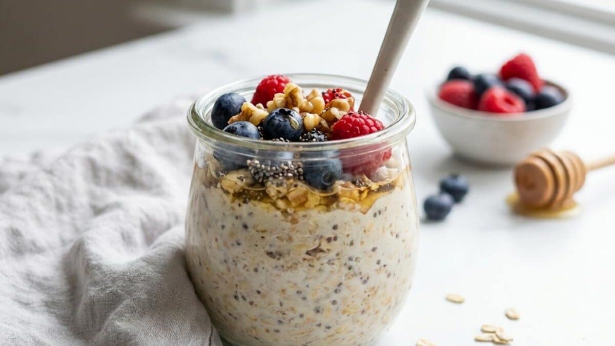 Nourishing Overnight Oats for Postpartum Energy