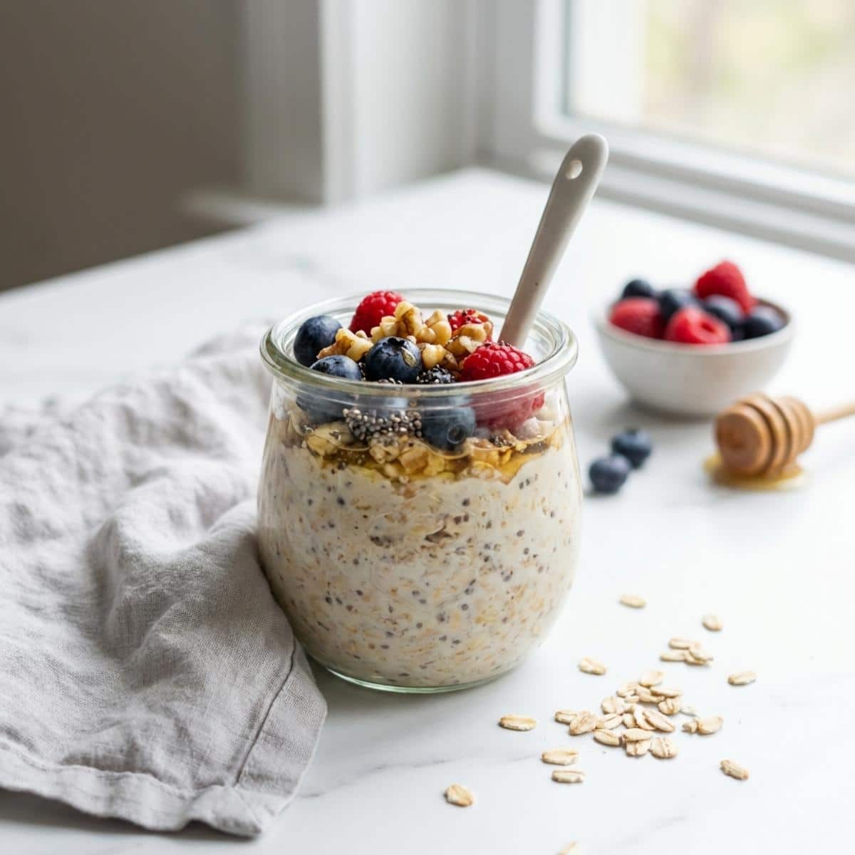 Nourishing Overnight Oats for Postpartum Energy