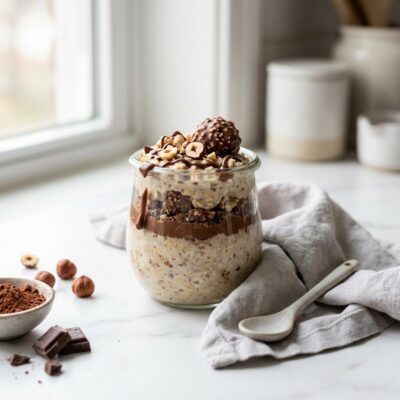 Ferrero Rocher Overnight Oats: A Dream Breakfast Delight