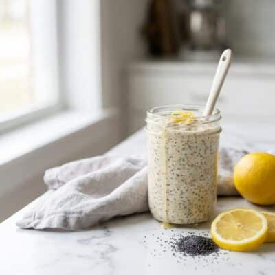 Brighten Your Mornings with Lemon Poppy Seed Overnight Oats