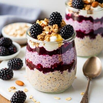 Blackberry Pie Overnight Oats: The Ultimate Easy Breakfast