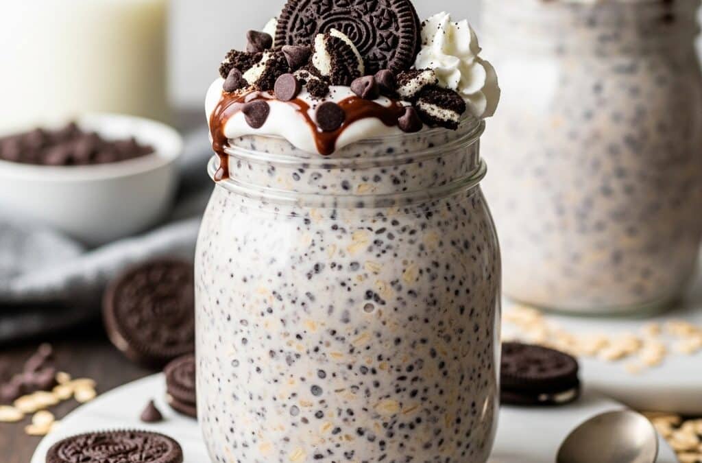 Delicious Cookies and Cream Overnight Oats Recipe
