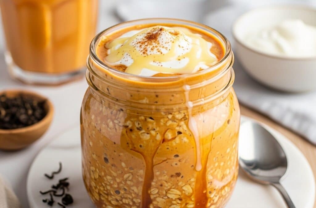 Thai Milk Tea Overnight Oats (Easy 5-Min Prep)