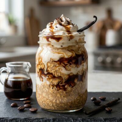 Vanilla Cold Brew Overnight Oats: Morning Boost Simplified