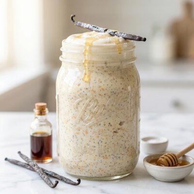 Vanilla Bean Overnight Oats Recipe (Easy & Creamy)