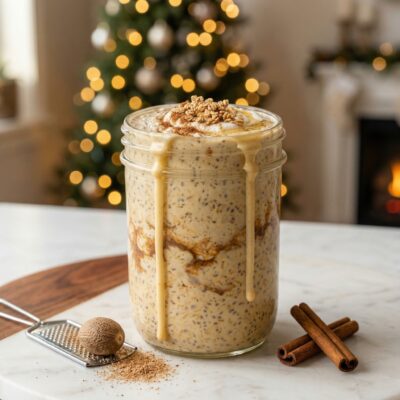 Eggnog Overnight Oats Recipe