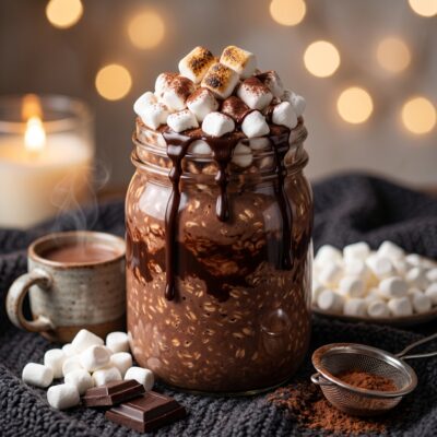 Hot Chocolate Overnight Oats Recipe