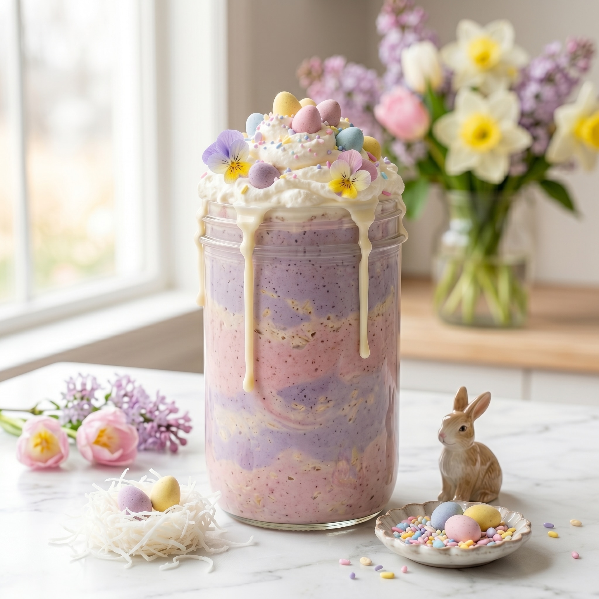Easter Blended Creamy Overnight Oats: Your Perfect Spring Breakfast