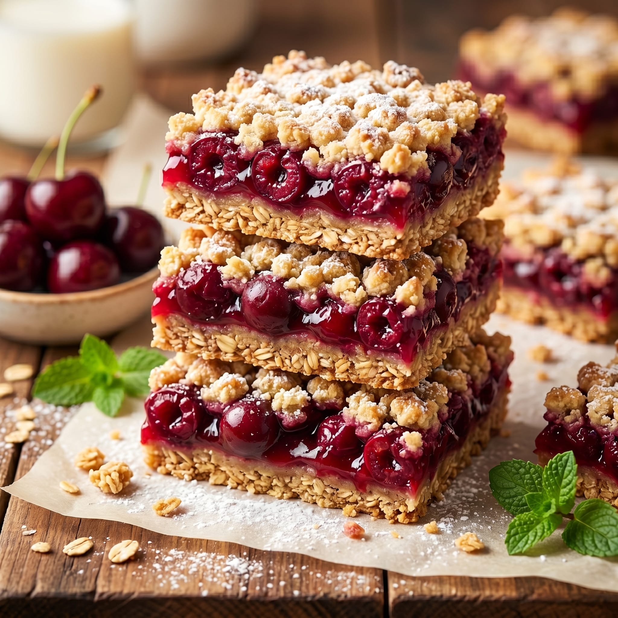 Irresistible Cherry Breakfast Bars for Busy Mornings