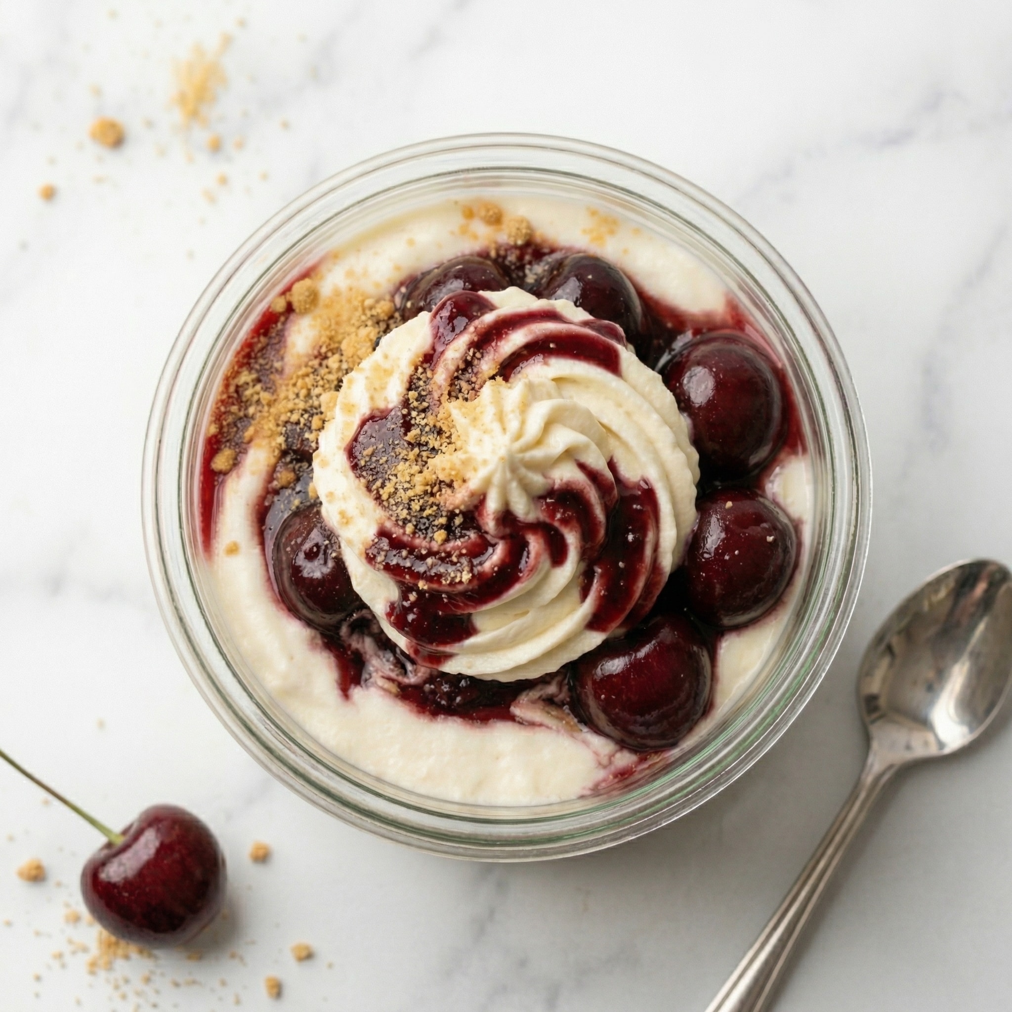 Cherry Cheesecake Overnight Oats Recipe