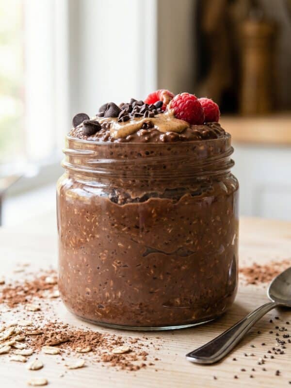 Chocolate Chia Overnight Oats with Greek Yogurt: Easy, Healthy Start