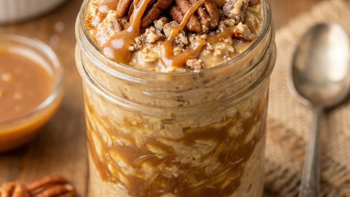 Texas Pecan Praline Overnight Oats