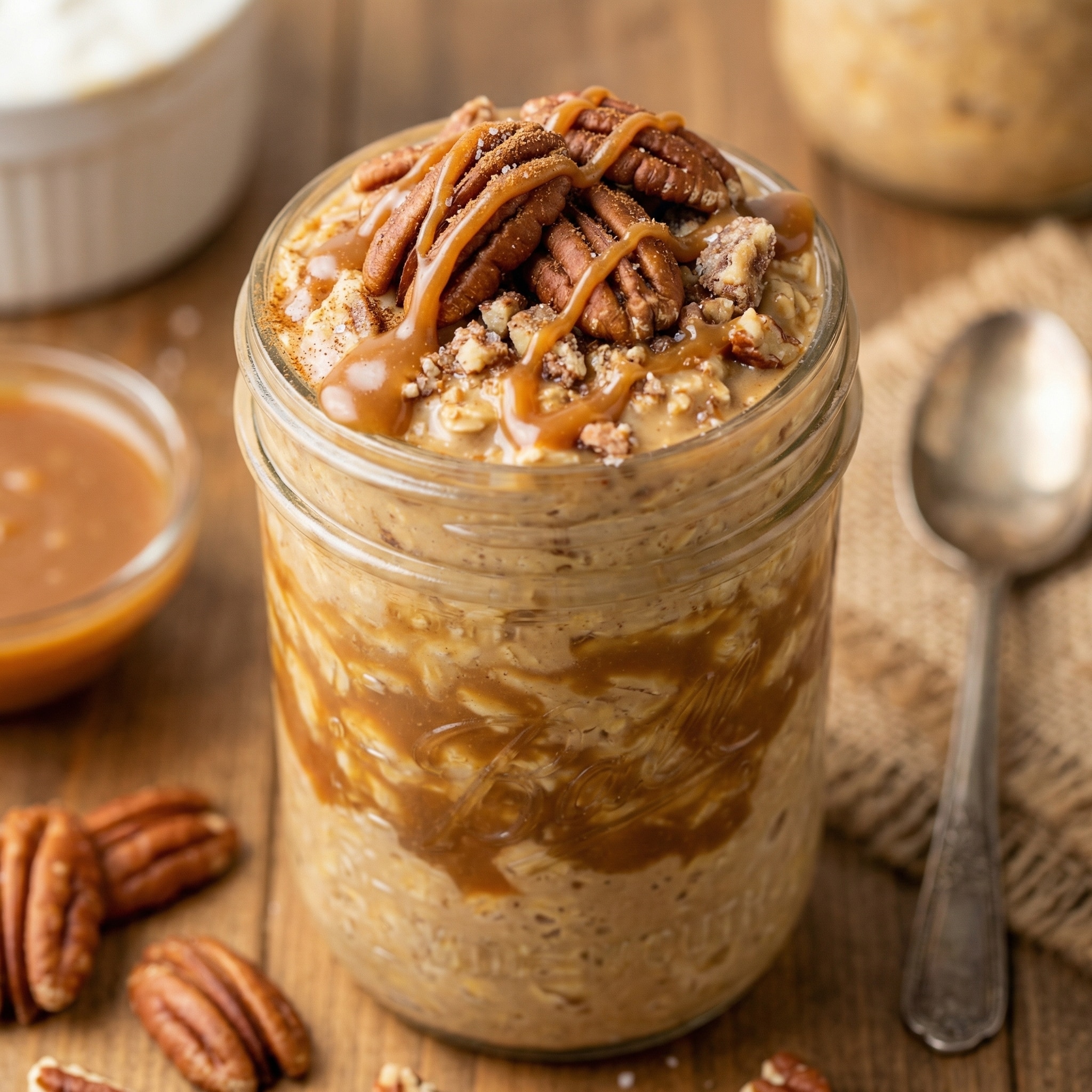 Texas Pecan Praline Overnight Oats