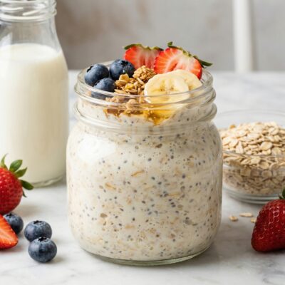 Kefir Overnight Oats Recipe: Creamy, Probiotic-Packed Breakfast