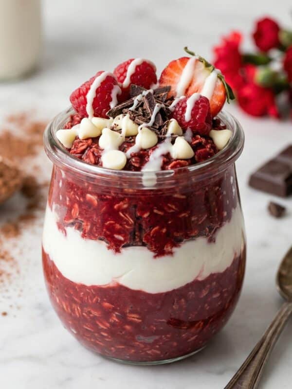 Red Velvet Overnight Oats Recipe