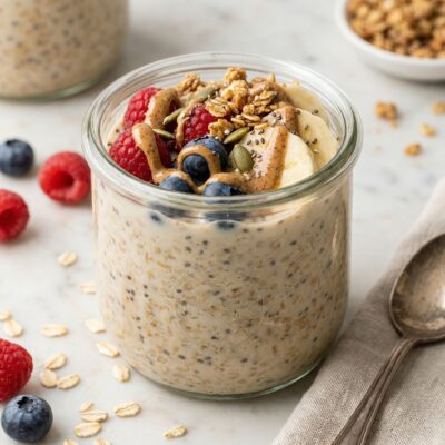 Creamy Overnight Steel Cut Oats for Busy Mornings