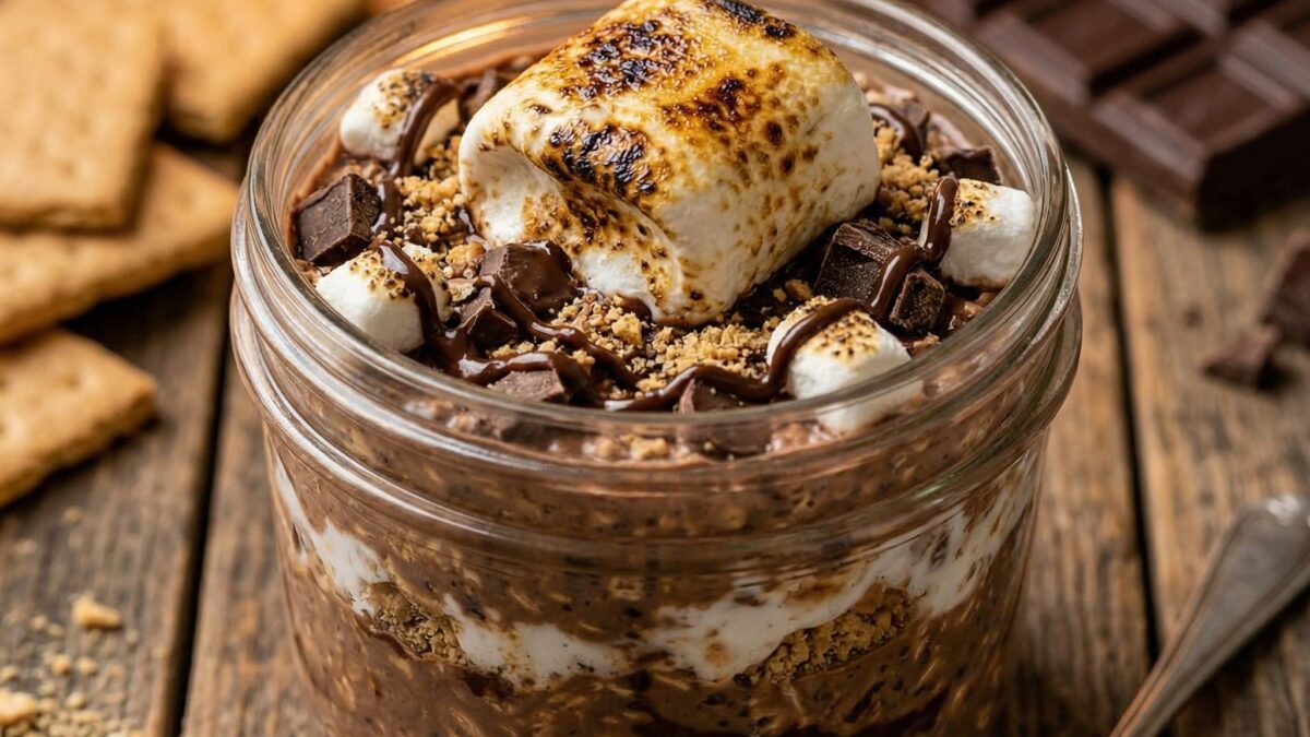 S’mores Overnight Oats Recipe for Kids