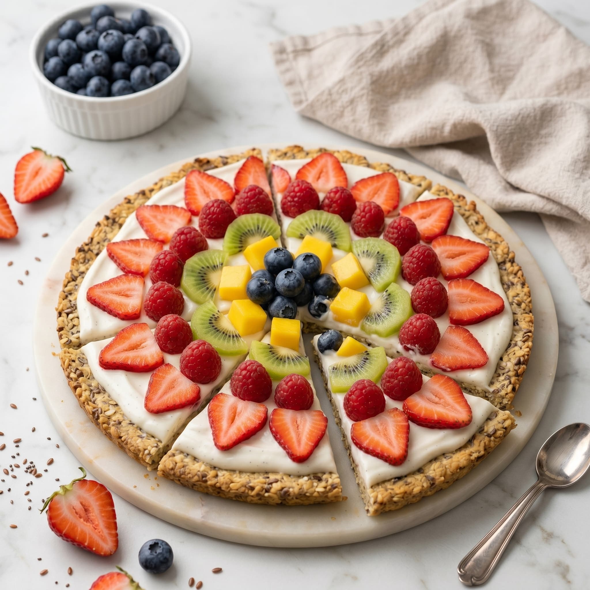 Healthy Fruit Pizza Recipe