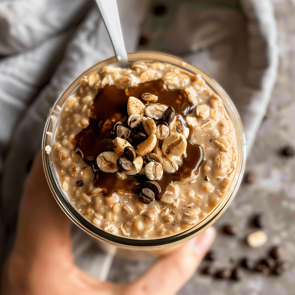 Vanilla Cold Brew Coffee Overnight Oats